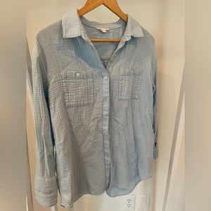 Caslon Long Sleeve Cotton Button Up